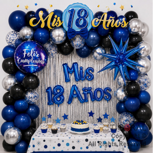 SET DE GLOBOS ARCO XL MIS 18 A�OS (GY-7948) 51 UNIDADES
